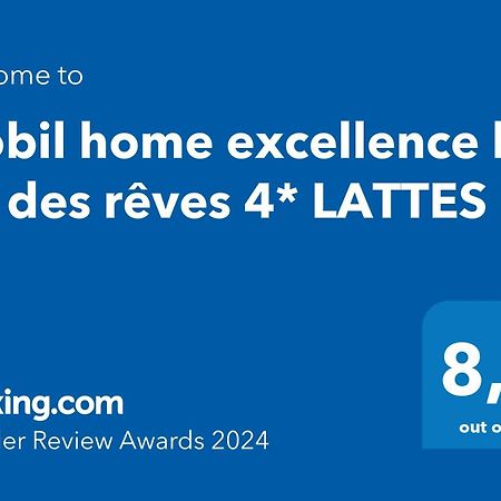 Mobil Home Excellence Le Lac Des Reves 4* Lattes Exterior foto